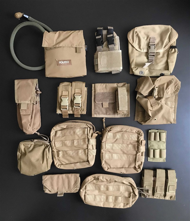 Image 1 for lot coyote pouches