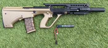 Image 2 for Army Armament AUG Tactical SD Long AEG Tan (R905T)