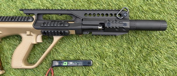 Image 3 for Army Armament AUG Tactical SD Long AEG Tan (R905T)