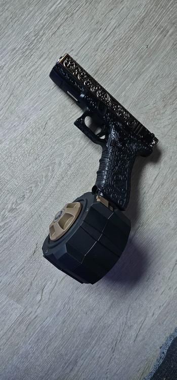 Imagen 3 de GBB Drum magazijn voor Glock 17/18
