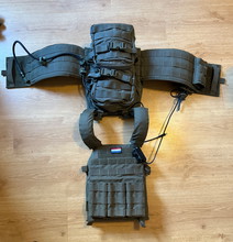 Imagen para Plate Carrier Warrior Assault Systems DCS 5.56  + Cargo Pack with Hydration Compartment Ranger Green