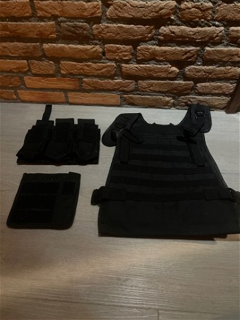 Afbeelding 2 van Invader gear marpat plus zwarte tactical vest.