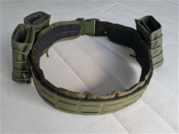 Afbeelding 2 van Condor (slim) Battle Belt OD Green + pouches
