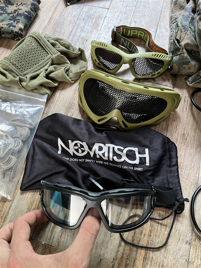 Afbeelding 1 van NuProl Mesh Goggles + Novritsch Goggles