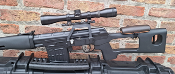 Afbeelding 2 van Dragunov SVD sniper rifle (Spring) - 1 mag - PSO scope.