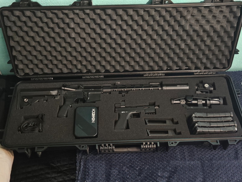 Bild 1 für complete airsoft set, zo goed als nieuw!