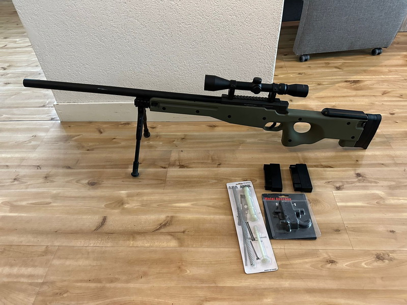 Bild 1 für L96 Spring loaded sniper rifle (merk: Well)