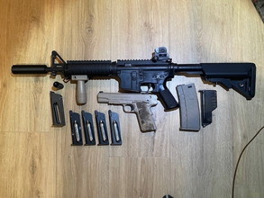 Image pour A&K M4 CQB + COLT M45A1 GBB CO2