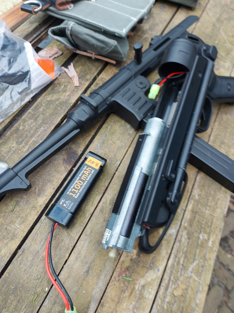 Afbeelding 1 van Zware metalen MP40 met extra's.
