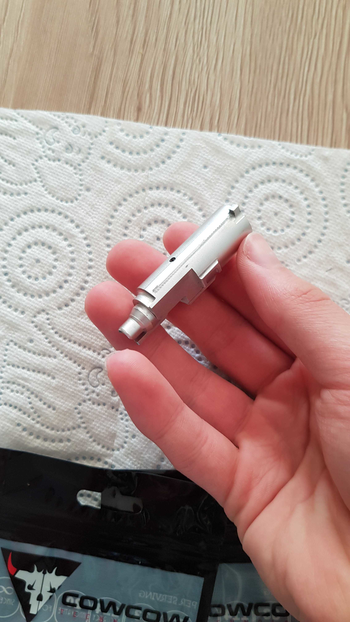 Afbeelding 2 van Cowcow aluminium loading nozzle (+ internals)