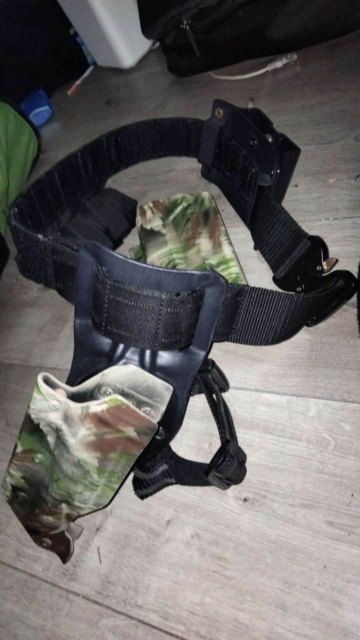 Image 1 pour Speed tactical belt met velcro en 2 holsters