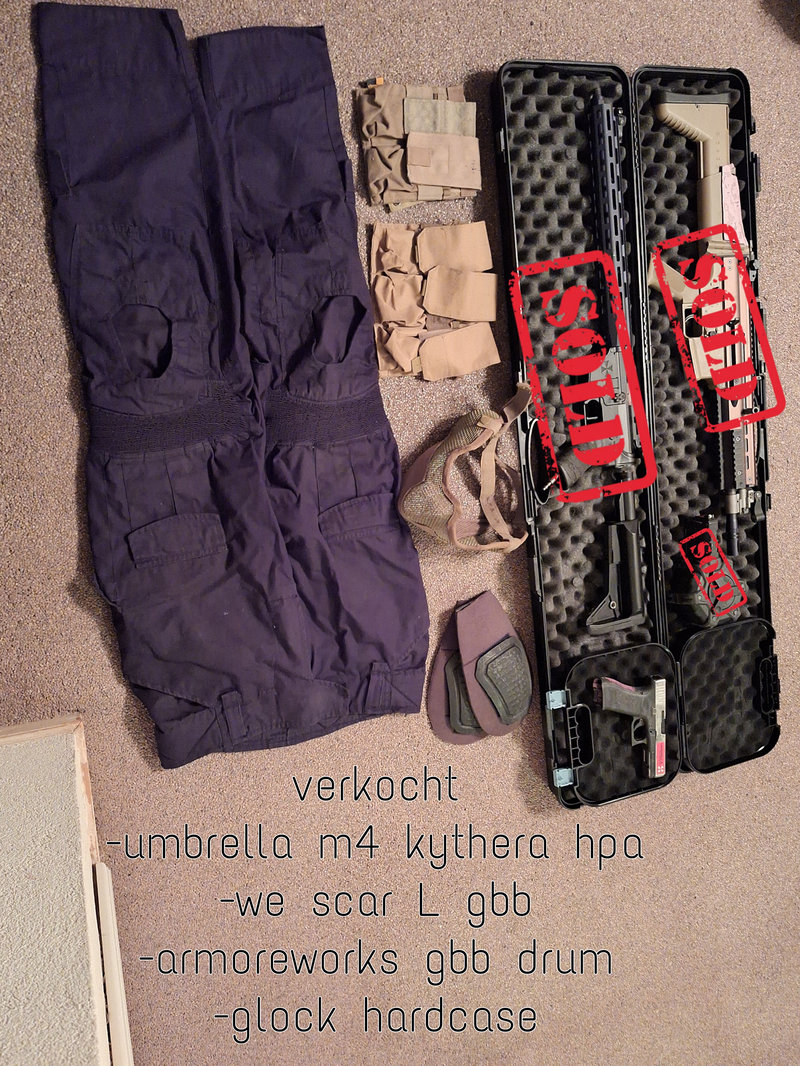 Afbeelding 1 van Verkoop/ruil airsoft items