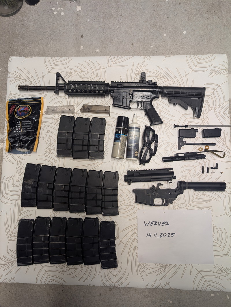 Image 1 pour KJW M4 KJ Works M4 mit viel Zubehör