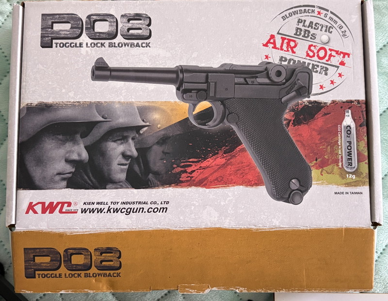 Image 1 for P08 Full Metal Co2 Serie WWII