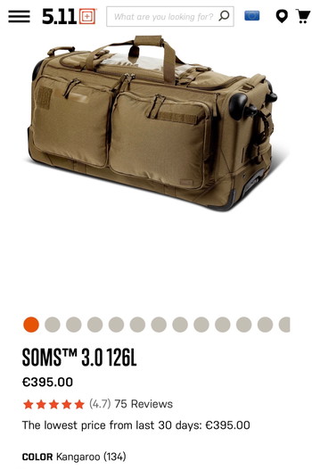 Image 2 for Tactical Luggage: 5.11 TACTICAL SOMS 3.0
