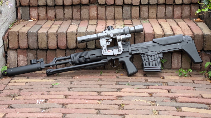 Image 1 for CYMA SVU-AS Bullpup SVD/Dragunov style DMR