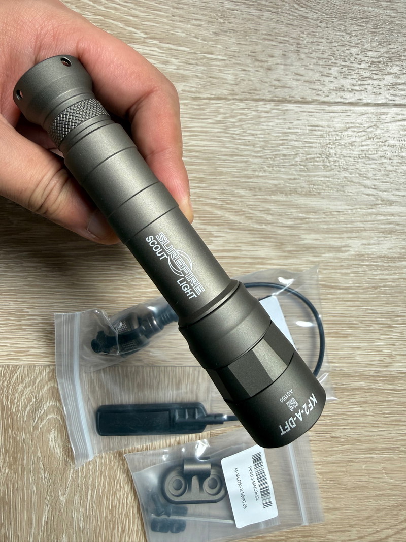 Image 1 for Evolution Gear SureFire Scout flashlight replica complete set