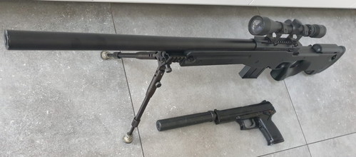 Imagen para L96aws Sniper Black Tokyo Marui  + mk23 nbb