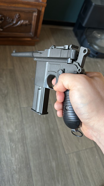Bild 3 für M712 Broomhandle Full Auto + wooden stock