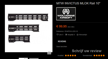 Imagen 2 de Wolverine MTW Invictus MLOK Rail 10