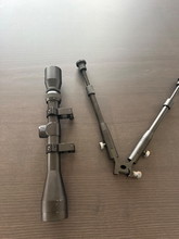 Image for airsoft sniper scope en bipod.