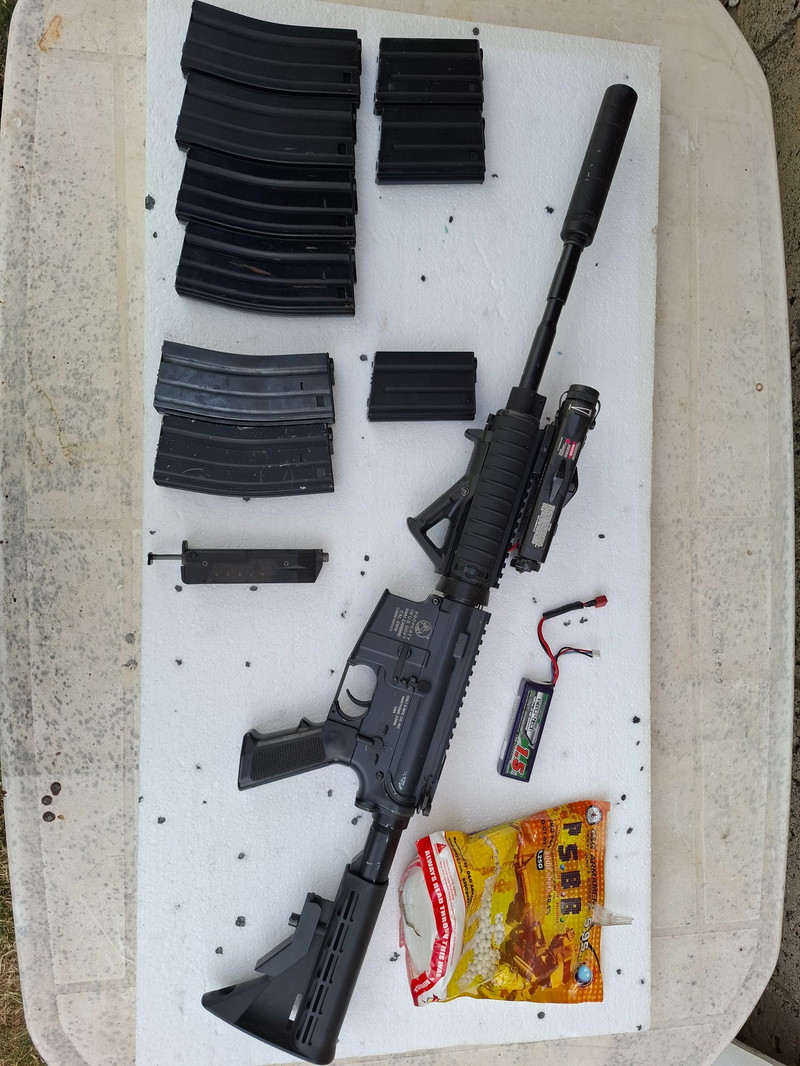 Image 1 for M4 AEG replica with official Colt trademarks, featuring the legendary, reinforced KWA 2GX Gearbox