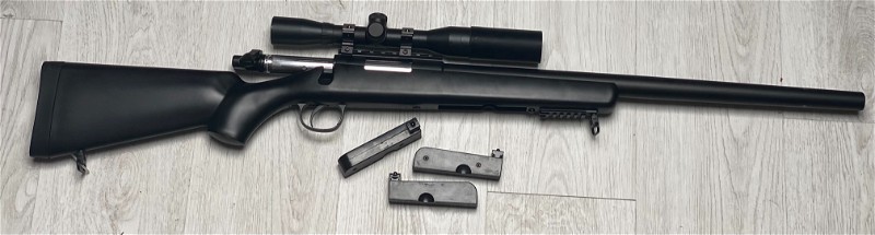 Image 1 for WELL MB03 + scope, mags en kleine upgrades
