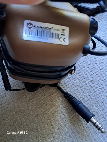 Image 4 for Earmor headset m32 plus.nieuw incl ptt met boafeng aansuiting