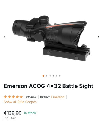 Bild 3 für Emerson ACOG 4x32 Battle Sigh