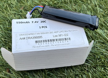 Bild 2 für DragonPro 7.4V 550mah 30C AEP lipo