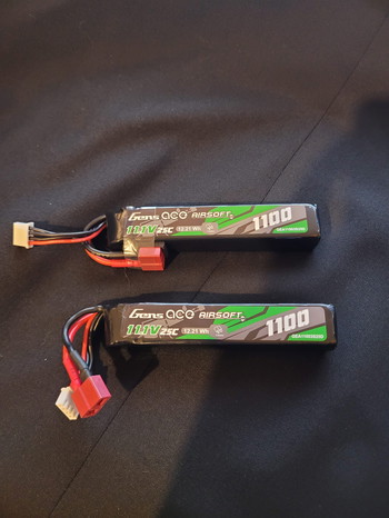 Imagen 4 de 2x Brand New Gens Ace 1100mAh 11.1V Airsoft LiPo Battery T-Plug