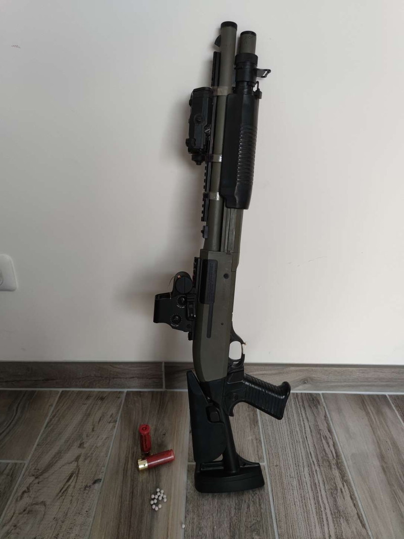 Image 1 pour Fusil a pompe a bille FRANCHI SAS 12 TACTICAL 1.2J CUSTOM