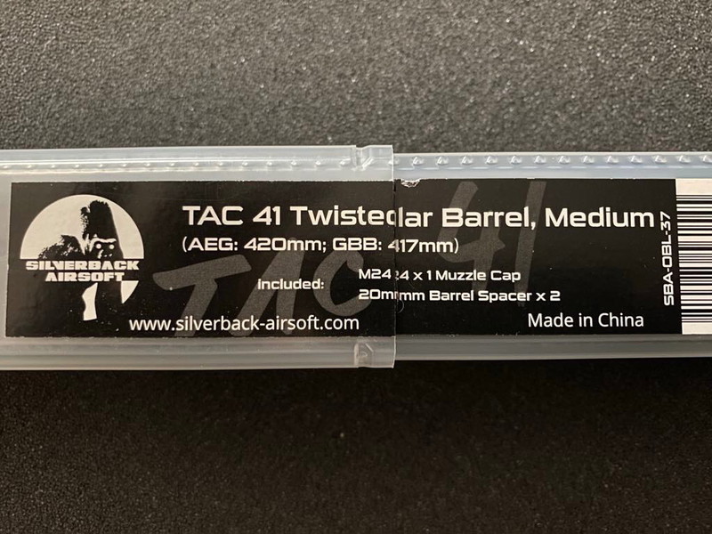 Image 1 pour Silverback 420 mm Twisted outerbarrel For TAC41