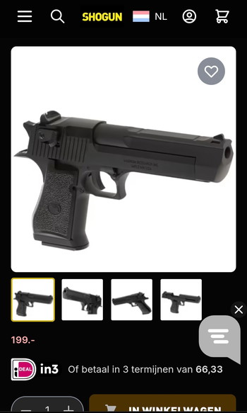 Image 3 pour WE TECH Desert Eagle .50AE GBB
