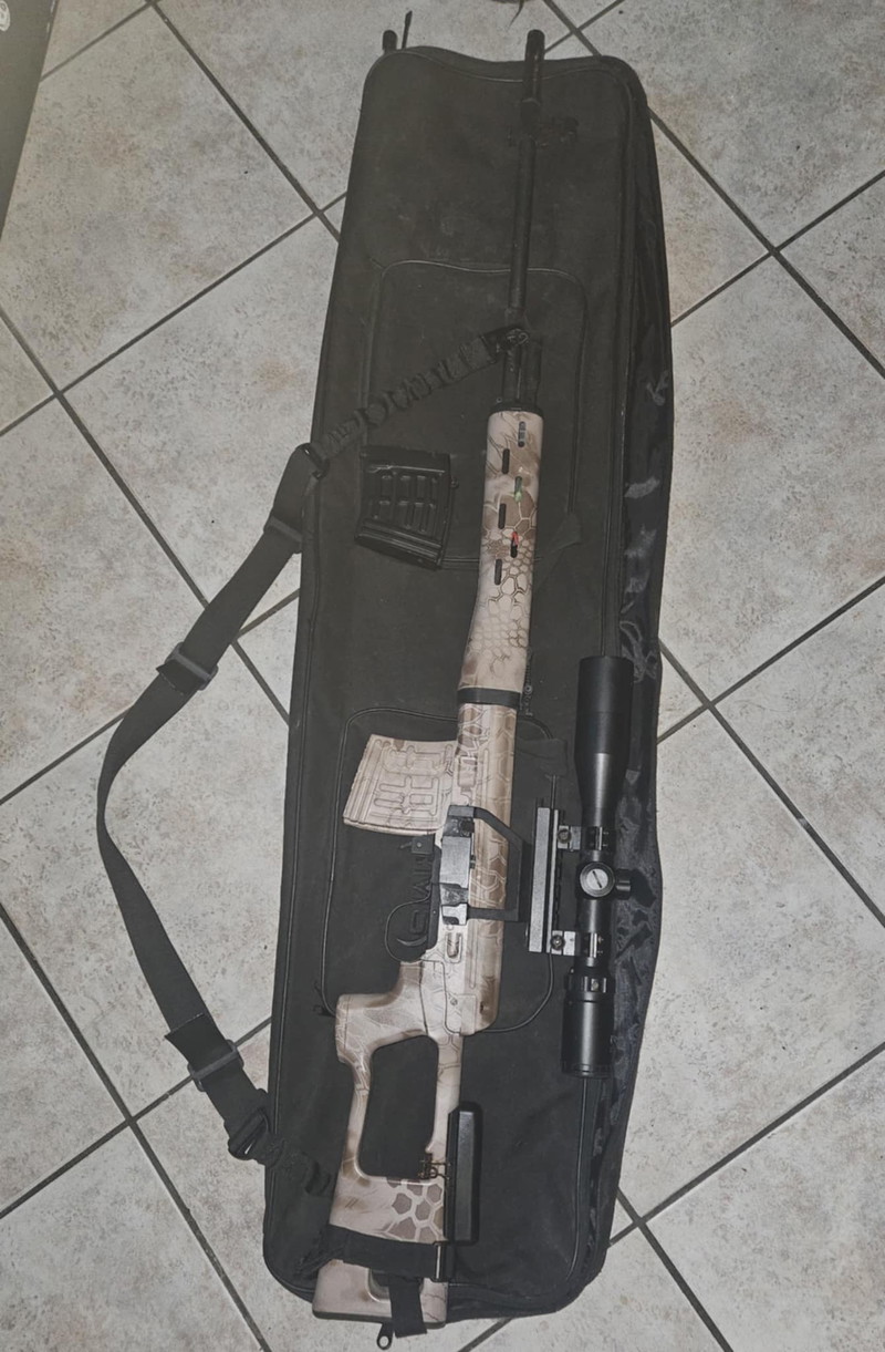 Imagen 1 de Vend Dragunov SVD en AEG édition limitée camouflage Kryptec