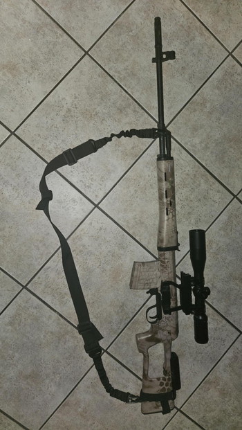 Imagen 3 de Vend Dragunov SVD en AEG édition limitée camouflage Kryptec