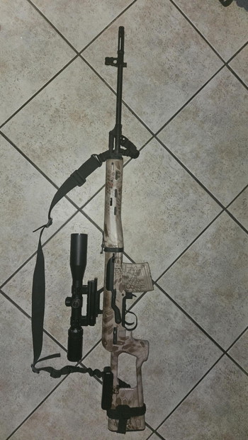 Imagen 4 de Vend Dragunov SVD en AEG édition limitée camouflage Kryptec