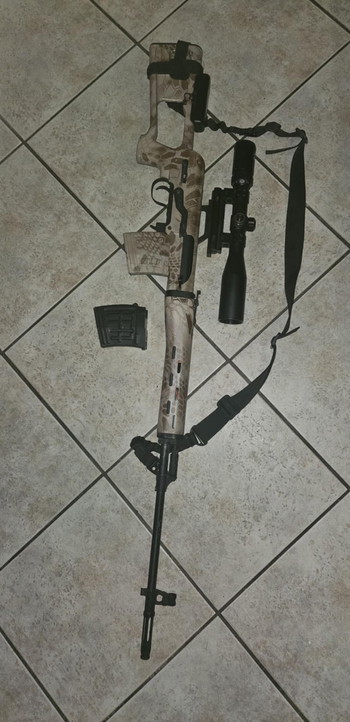 Imagen 5 de Vend Dragunov SVD en AEG édition limitée camouflage Kryptec