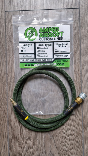 Image 2 for TKA- Amped Airsoft 42 inch HPA Line - US Aansluitingen - OD Green