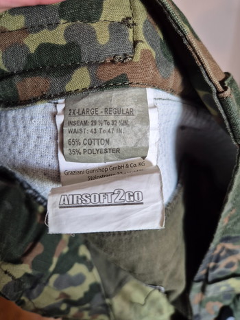 Imagen 2 de ZipTac Tacpants Flecktarn XXL