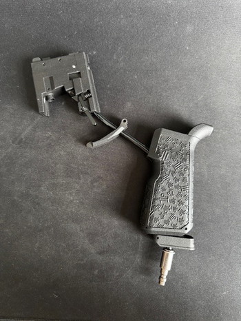 Imagen 3 de mws hpa adapter met dead drop hpa grip.
