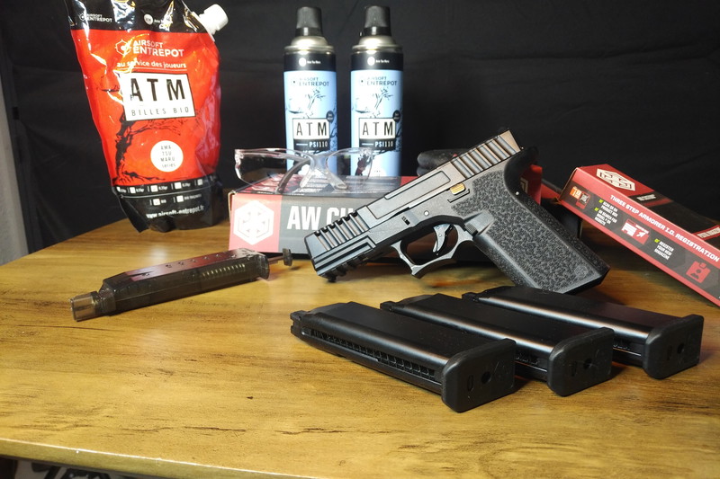 Image 1 pour AWCUSTOM VX7 - réplique Glock 19