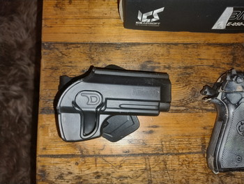 Image 5 pour ICS BLE-M9 Gas Blowback Pistol Black