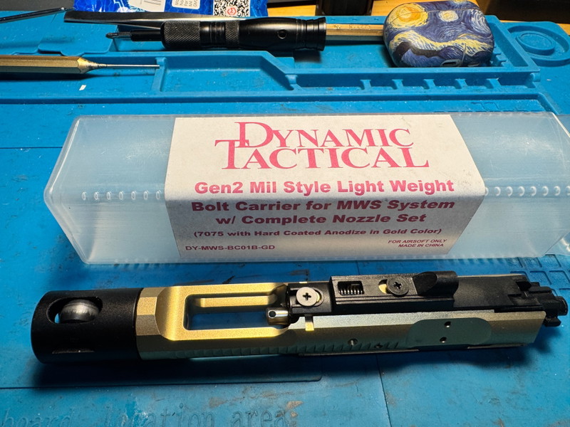 Image 1 for Dytac Gen2 Mil Style Bolt Carrier voor TM MWS Gold