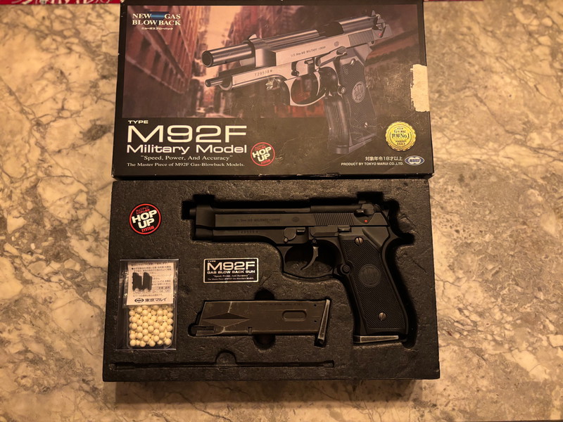 Imagen 1 de M92F Baretta  |  Tokyo Marui  |  GBB Greengas