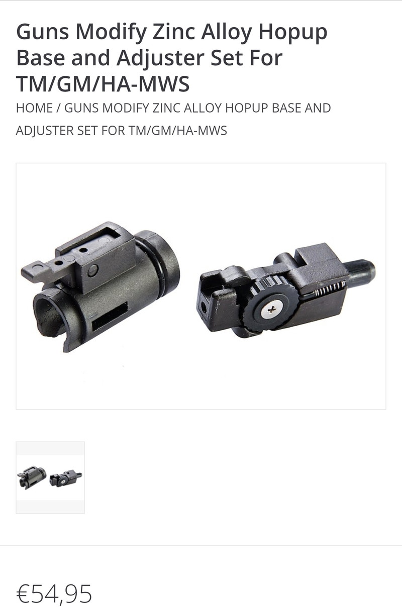 Bild 1 für Guns Modify HopUp TM/GM/HA-MWS