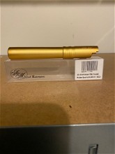 Image pour AIRSOFT MASTERPIECE steel threaded outer barrel gold 5.1. NIEUW!
