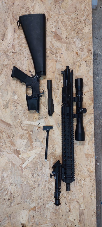 Imagen 3 de GHK M4 Mod 2 met M16 stock, Captain America Hopup