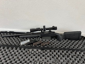 Bild 2 für Novritsch SSG10 a2 met upgrades ! Compleet met scope en koffer !