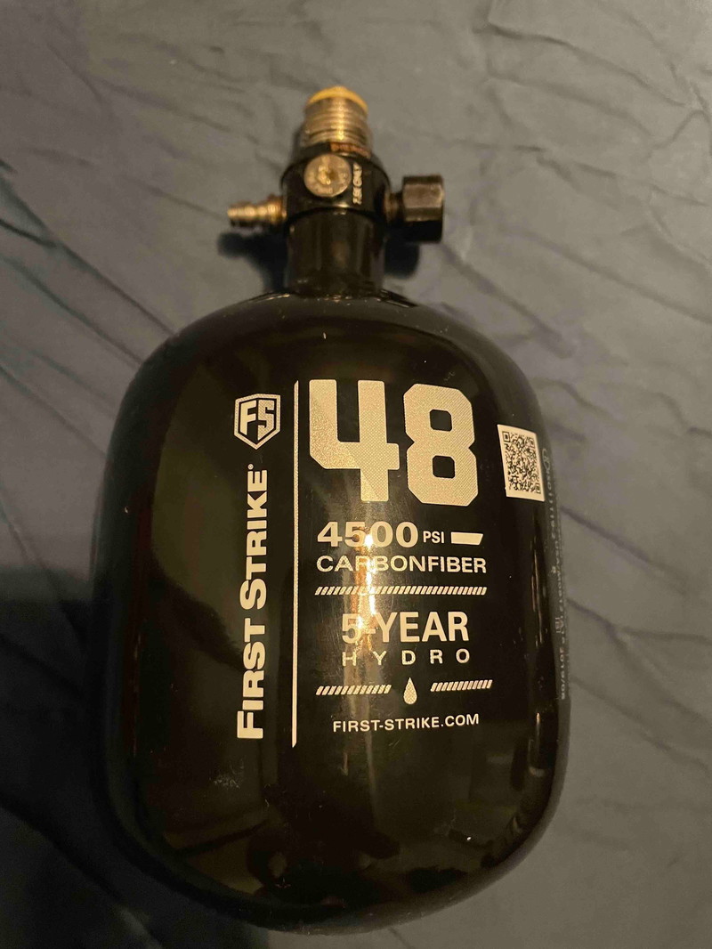 Afbeelding 1 van Carbon HPA Tank, First Strike Hero 0,8L